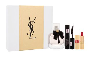 Komplekt naistele Yves Saint Laurent Mon Paris: parfüüm EDP, 50 ml + ripsmetušš, 2 ml + huulepulk No45, 1,3 g hind ja info | Parfüümid naistele | hansapost.ee