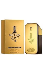 Мужская парфюмерия 1 Million Edt Paco Rabanne EDT: Емкость - 50 ml цена и информация | Духи для Него | hansapost.ee