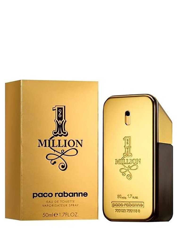 Meeste parfüüm 1 Million Edt Paco Rabanne EDT: Maht - 50 ml hind ja info | Parfüümid meestele | hansapost.ee