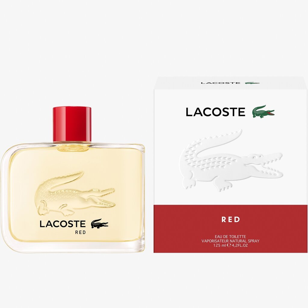 Lacoste Red EDT meestele 125 ml hind ja info | Parfüümid meestele | hansapost.ee