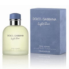 Dolce & Gabbana Light Blue Pour Homme EDT meestele 125 ml hind ja info | Parfüümid meestele | hansapost.ee