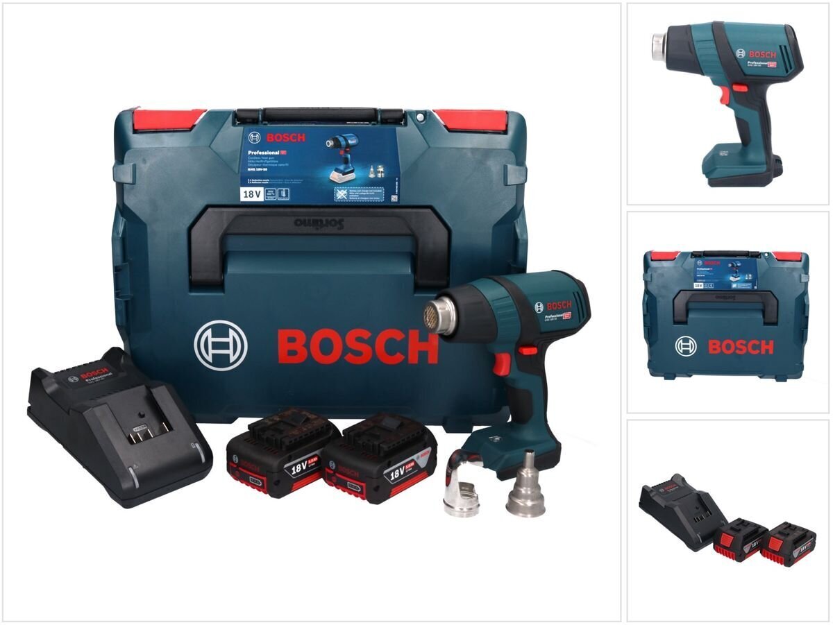 Akukuumaõhupüstol Bosch GHG 18V-50 hind ja info | Kuumaõhupuhurid | hansapost.ee