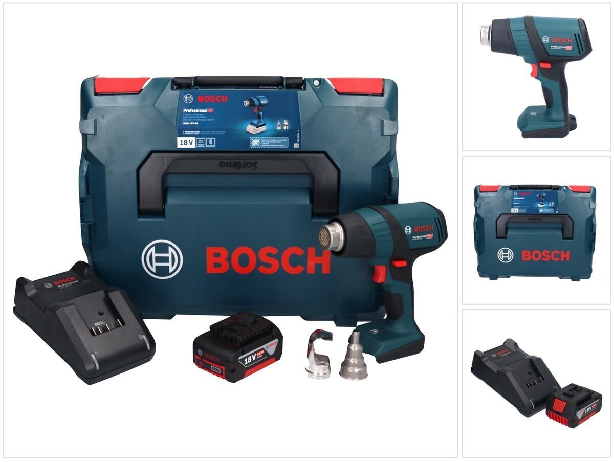 Juhtmevaba kuumaõhupüstol Bosch GHG 18V-50 цена и информация | Kuumaõhupuhurid | hansapost.ee