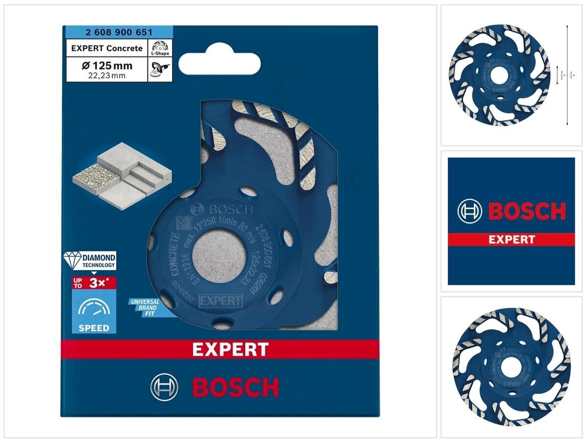 Lõikeketas Bosch Expert 125 x 22,23 mm hind ja info | Käsitööriistad | hansapost.ee