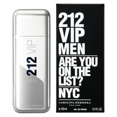 Мужская парфюмерия 212 Vip Carolina Herrera EDT: Емкость - 100 ml цена и информация | Мужские духи | hansapost.ee