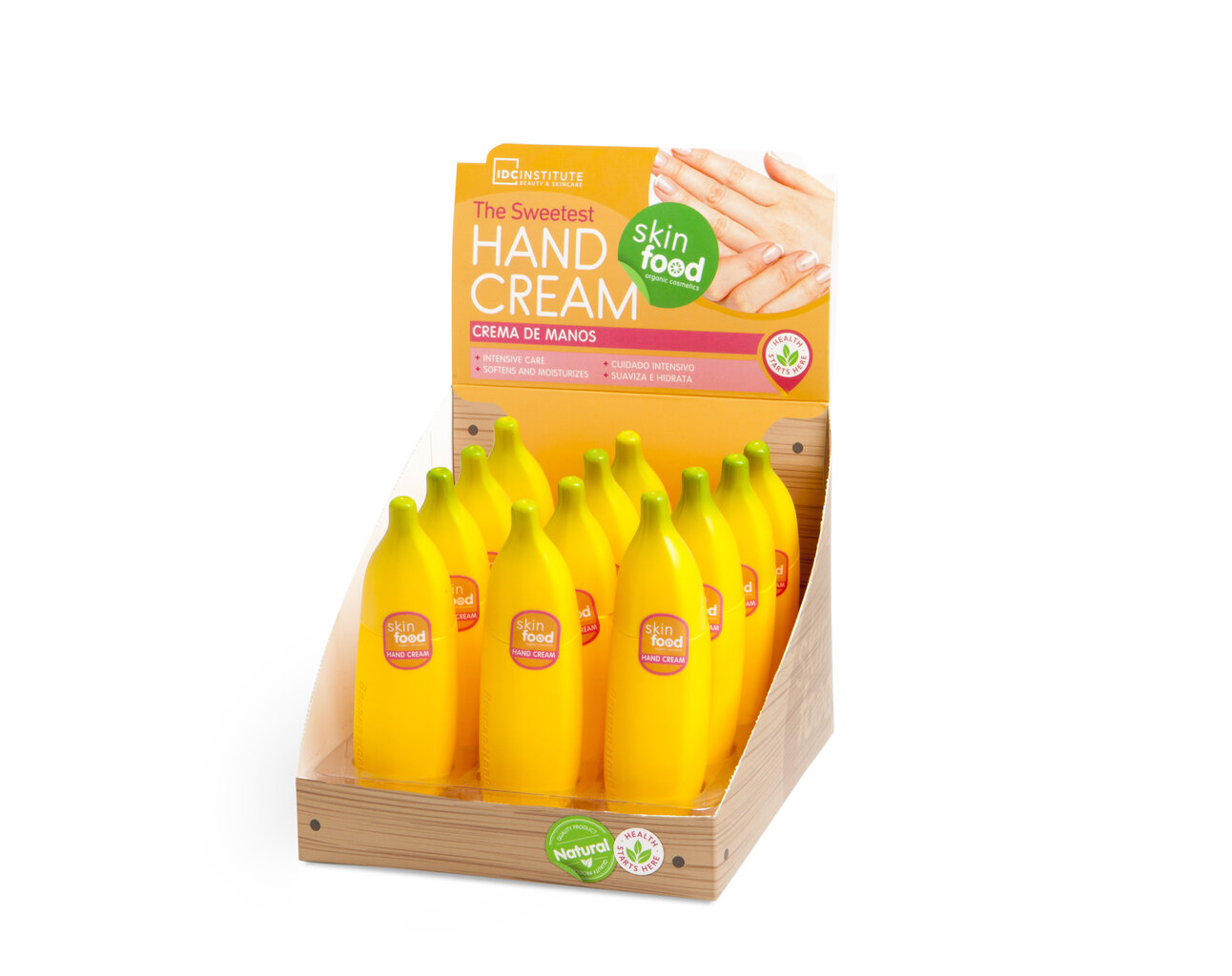 Kätekreem IDC Institute Skinfood Banana 40 ml цена и информация | Kehakreemid, kehaõlid ja losjoonid | hansapost.ee