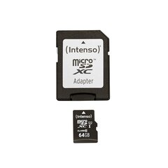 Intenso micro SD 64 ГБ CL10 цена и информация | Карты памяти | hansapost.ee