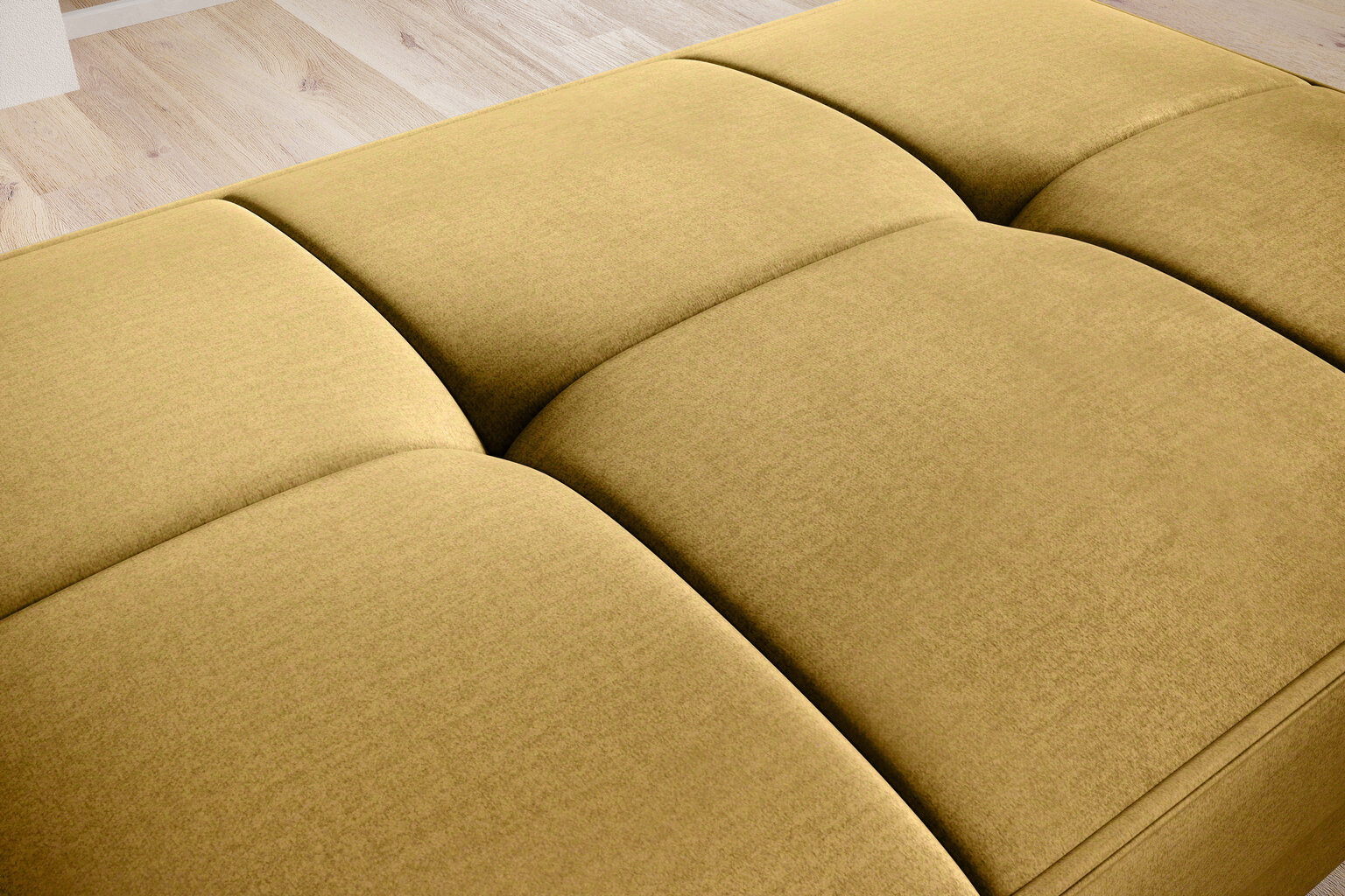 Tumba Bellis, 97x62x42 cm, kollane hind ja info | Kott-toolid, tumbad, järid | hansapost.ee