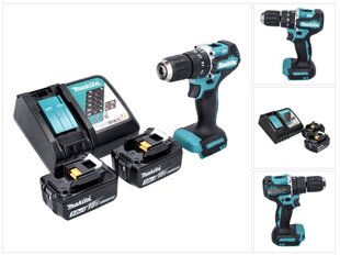 Аккумуляторная ударная дрель Makita DHP 487 RF цена и информация | Дрели и шуруповёрты | hansapost.ee