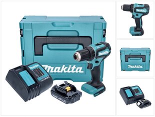 Аккумуляторная дрель Makita DDF 485 SY1J цена и информация | Дрели и шуруповёрты | hansapost.ee