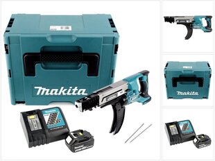 Аккумуляторный шуруповерт Makita DFR 750 RT1J цена и информация | Дрели и шуруповёрты | hansapost.ee