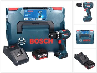 Аккумуляторная ударная дрель Bosch GSB 18V-90 C цена и информация | Дрели и шуруповёрты | hansapost.ee