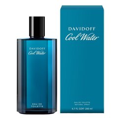 Tualettvesi Davidoff Cool Water EDT meestele 200 ml price and information | Parfüümid meestele | hansapost.ee