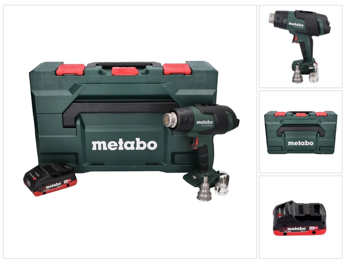 Akukuumaõhuföön Metabo HG 18 LTX 500 цена и информация | Kuumaõhupuhurid | hansapost.ee