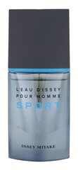 Мужская парфюмерия L'eau D'issey Homme Sport Issey Miyake EDT: Емкость - 100 ml цена и информация | Мужские духи | hansapost.ee