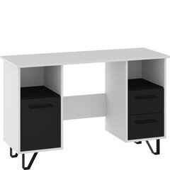 Компьютерный письменный стол BOS-01, Белый/черный глянцевый цена и информация | Компьютерные, письменные столы | hansapost.ee