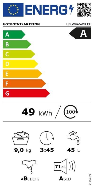 Hotpoint H8 W946WB EU hind ja info | Pesumasinad | hansapost.ee