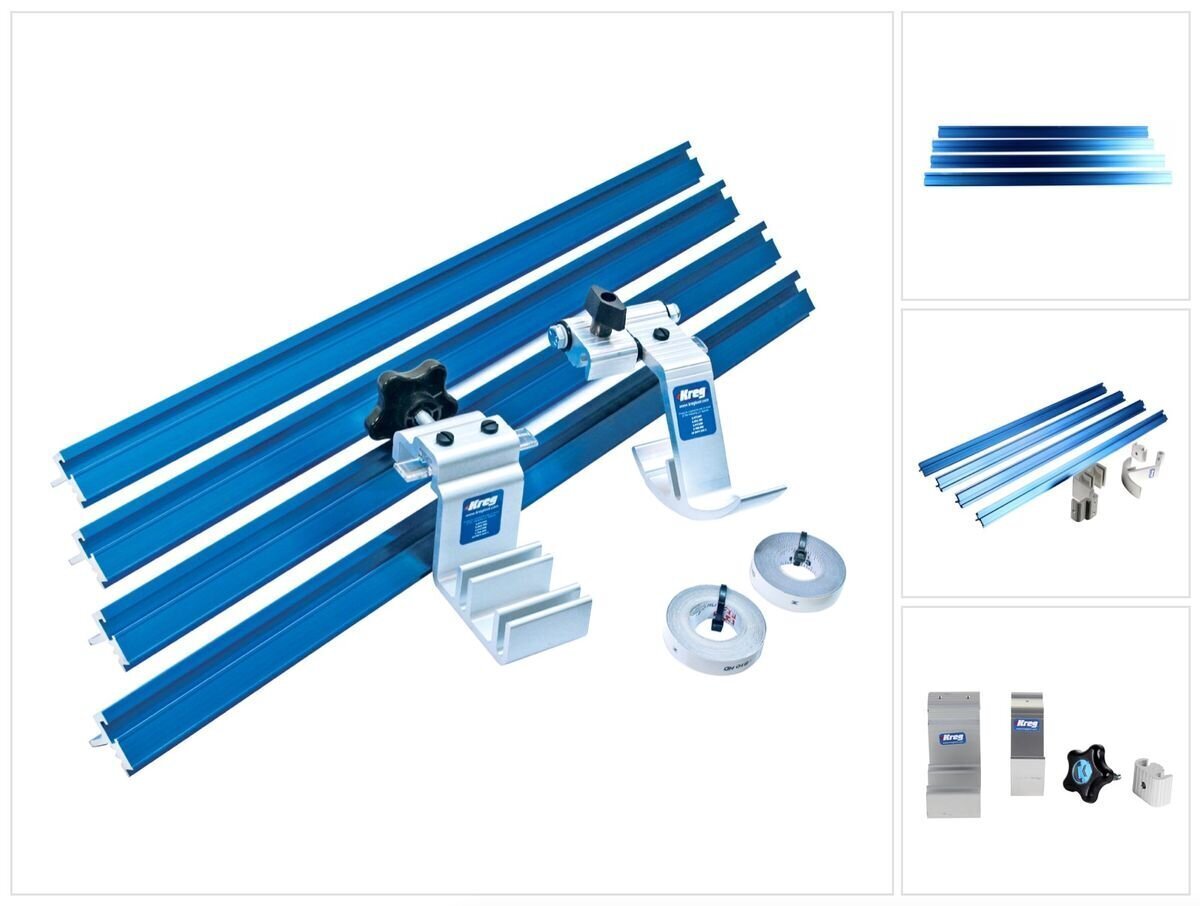 Rööbastee komplekt Kreg Trak & Stop System KMS8000M цена и информация | Käsitööriistad | hansapost.ee