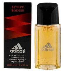 Adidas Active Bodies EDT для мужчин 100 ml цена и информация | Мужские духи | hansapost.ee