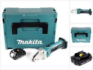 Жестяные ножницы Makita DJS 161 Y1J 18 V цена и информация | Пилы, циркулярные станки | hansapost.ee