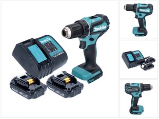 Аккумуляторная дрель Makita DDF 485 SY цена и информация | Дрели и шуруповёрты | hansapost.ee