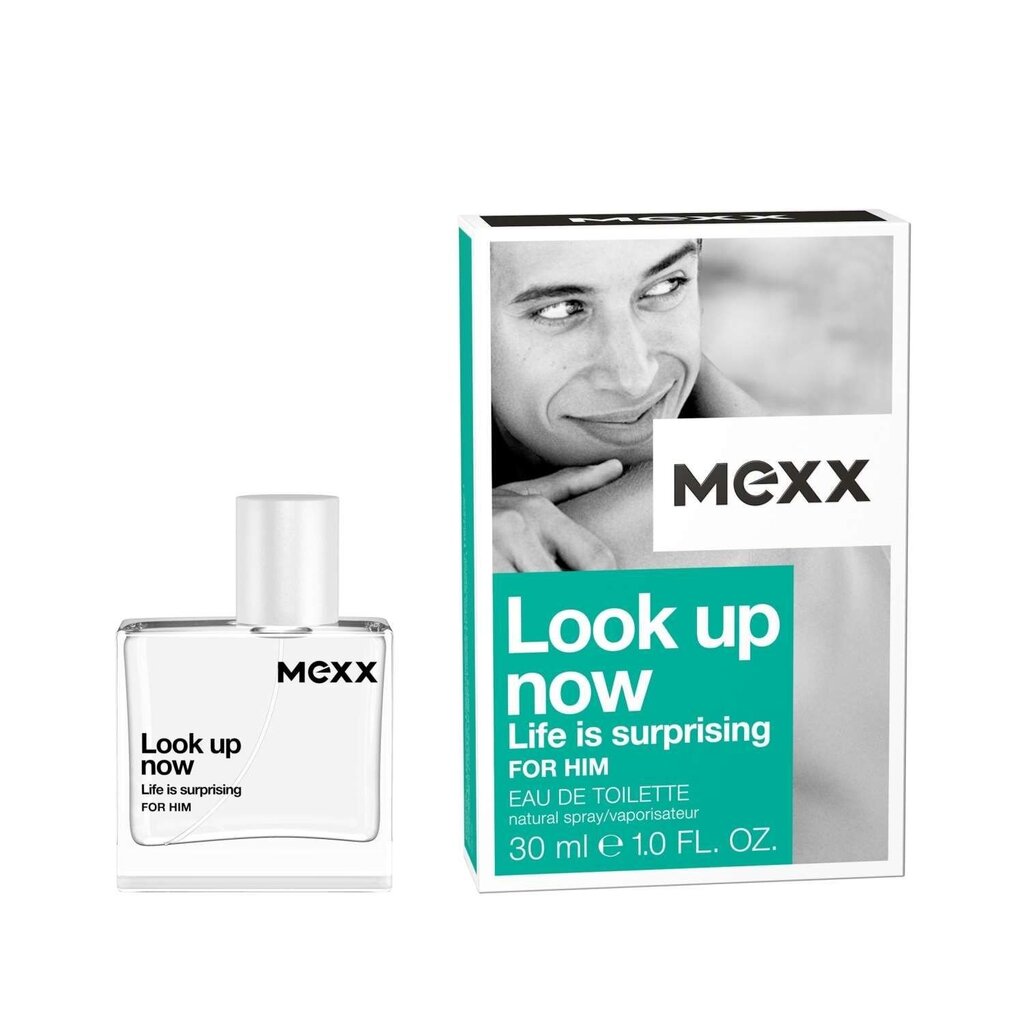 Mexx Look up Now Life Is Surprising For Him EDT meestele 30 ml цена и информация | Parfüümid meestele | hansapost.ee