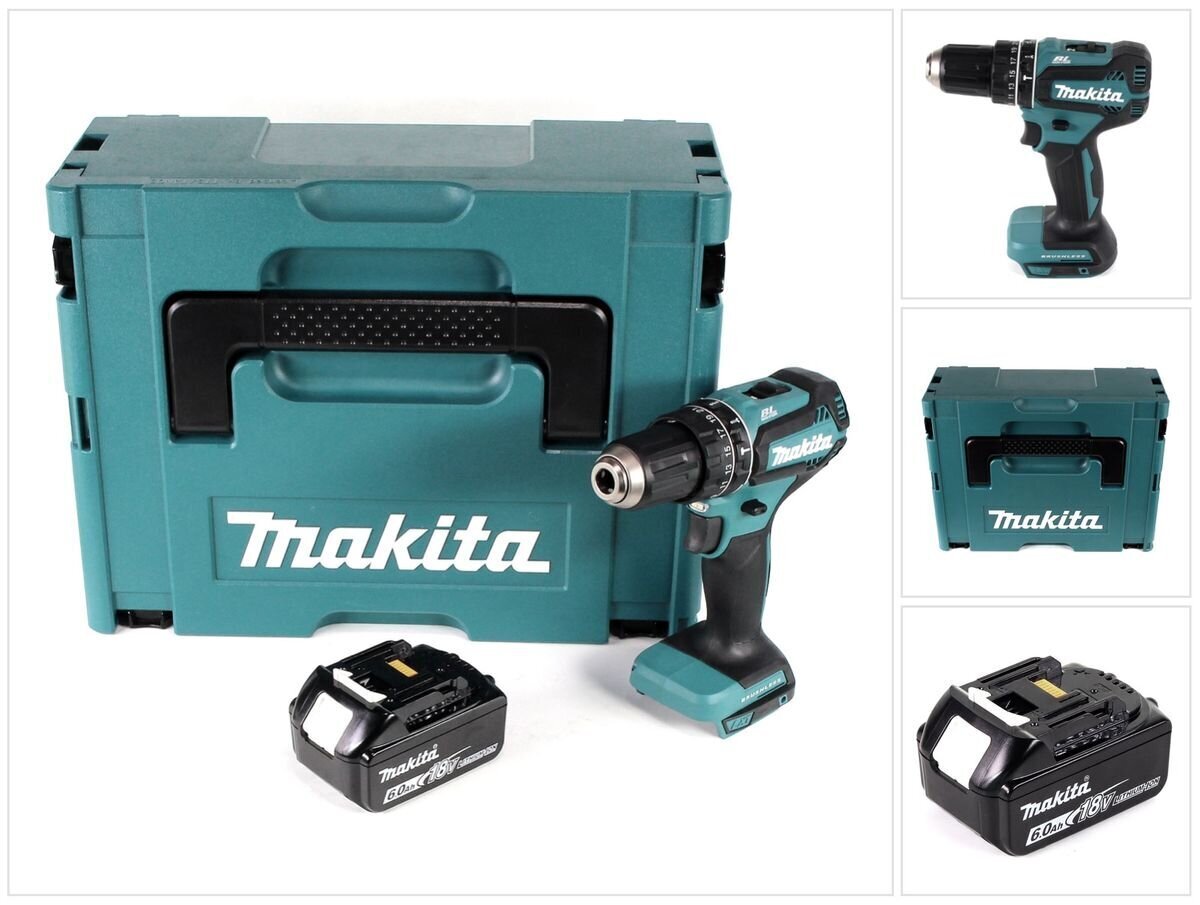 Akulööktrell Makita DHP 485 G1J цена и информация | Akutrellid, puurid ja kruvikeerajad | hansapost.ee