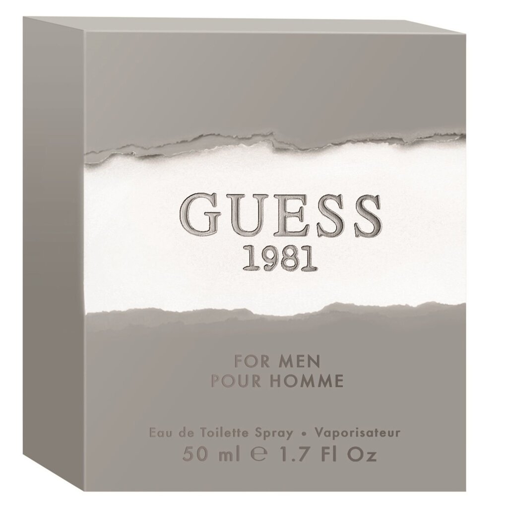 GUESS Guess 1981 EDT meestele 50 ml цена и информация | Parfüümid meestele | hansapost.ee