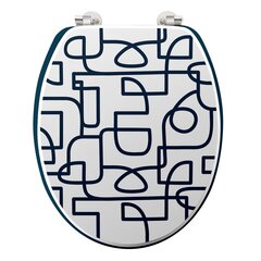 WC-poti prill-laud Douceur d'Intérieur Labyrinthe hind ja info | Vannitoa aksessuaarid | hansapost.ee