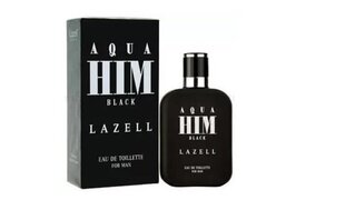 Tualettvesi Lazell Aqua Him Black For Men EDT meestele 100 ml цена и информация | Мужские духи | hansapost.ee