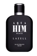 Tualettvesi Lazell Aqua Him Black For Men EDT meestele 100 ml hind ja info | Parfüümid meestele | hansapost.ee