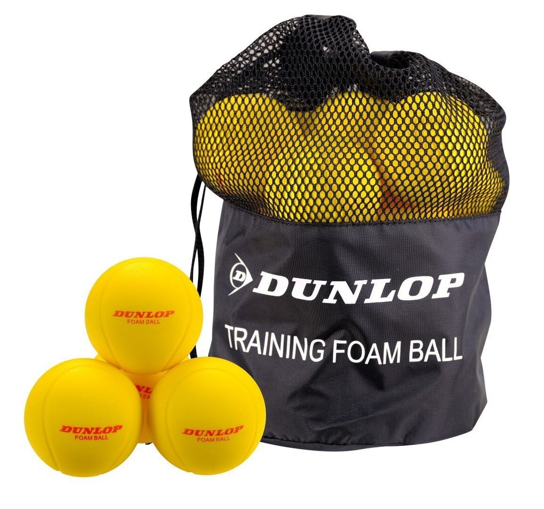 Tennisepallid Dunlop Training Foum, kollane цена и информация | Välitennise tooted | hansapost.ee