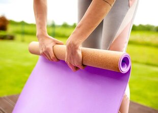 Коврик для йоги Master Yoga 4 мм, 183 x 61 см цена и информация | Коврики для йоги, фитнеса | hansapost.ee