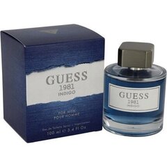 GUESS Guess 1981 Indigo EDT meestele 100 ml hind ja info | Parfüümid meestele | hansapost.ee