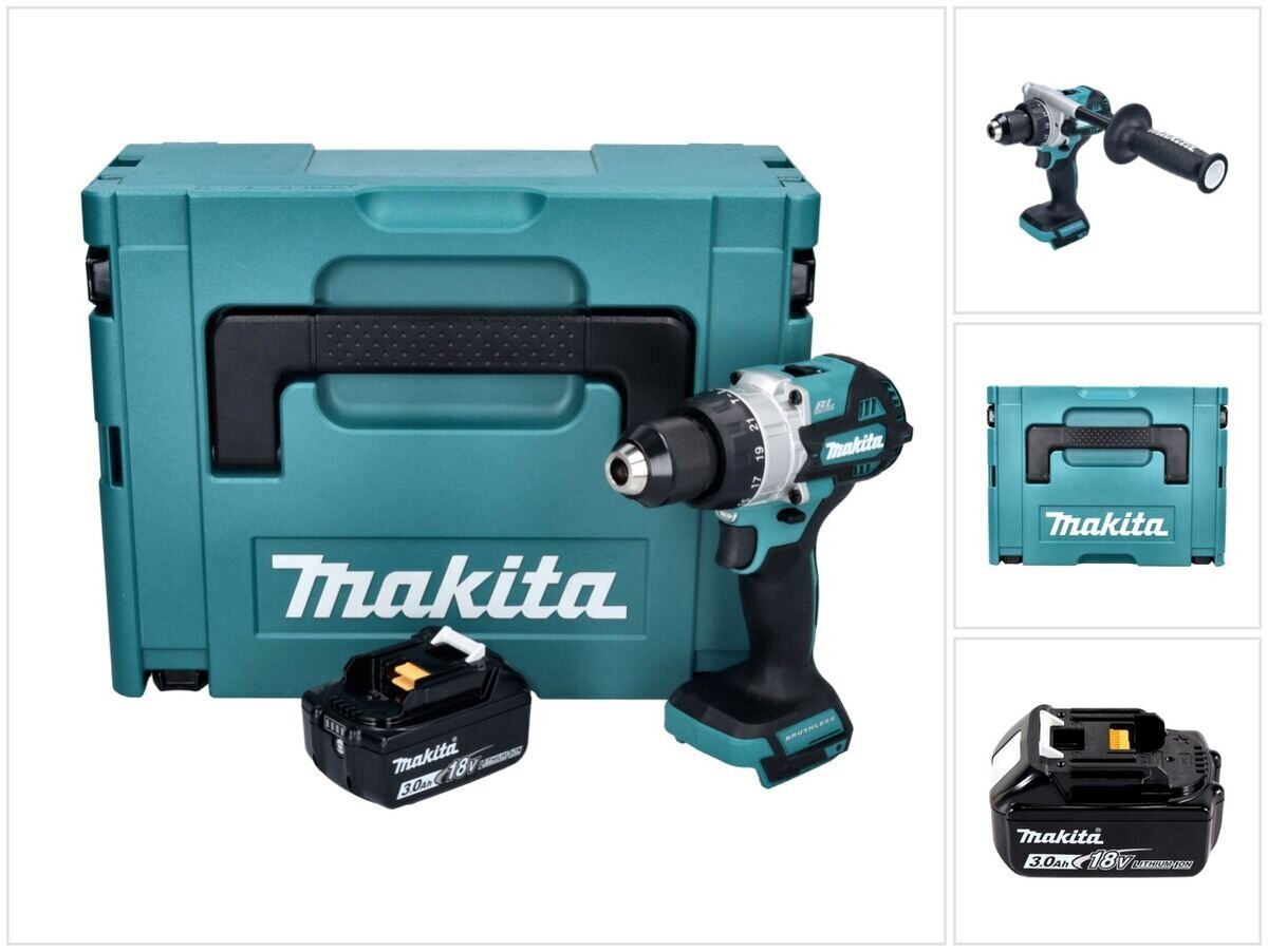 Akulööktrell Makita DHP 486 F1J hind ja info | Akutrellid, puurid ja kruvikeerajad | hansapost.ee