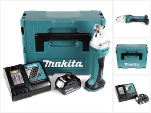 Жестяные ножницы Makita DJS 161 RT1J 18 V цена и информация | Пилы, циркулярные станки | hansapost.ee