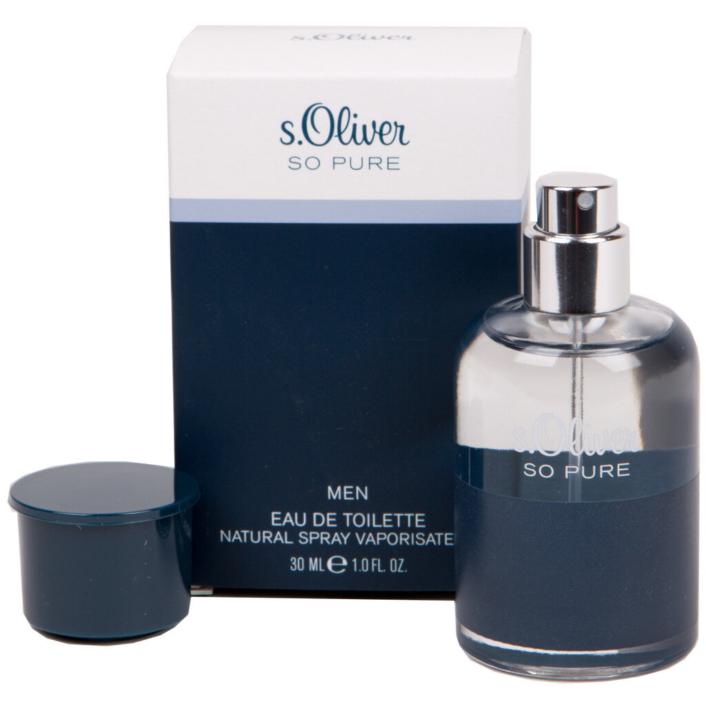 Tualettvesi S.Oliver So Pure Men EDT meestele 30 ml hind ja info | Parfüümid meestele | hansapost.ee