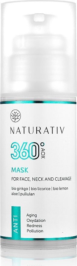 Näomask Naturativ 360 Aox Mask For Face Neck & Cleavage, 100 ml цена и информация | Näomaskid ja silmamaskid | hansapost.ee