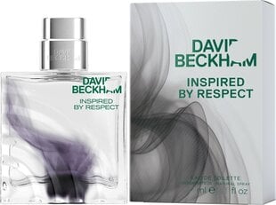 Туалетная вода David Beckham Inspired By Respect EDT для мужчин 40 мл цена и информация | Мужские духи | hansapost.ee