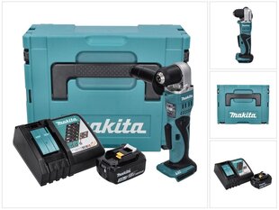 Аккумуляторная угловая дрель Makita DDA 351 RF1J цена и информация | Дрели и шуруповёрты | hansapost.ee