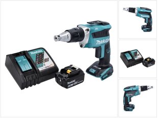 Аккумуляторный шуруповерт Makita DFS 452 RG1 цена и информация | Дрели и шуруповёрты | hansapost.ee