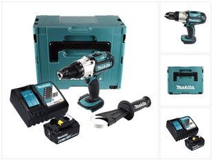 Аккумуляторная дрель Makita DDF 451 RG1J цена и информация | Дрели и шуруповёрты | hansapost.ee