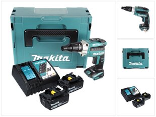 Аккумуляторный шуруповерт Makita DFS 251 RGJ цена и информация | Дрели и шуруповёрты | hansapost.ee