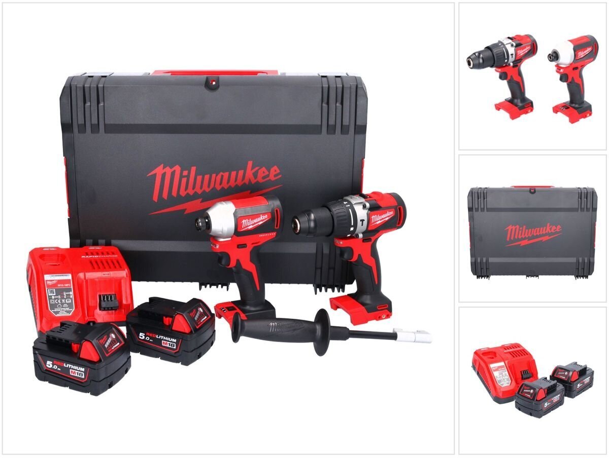 Lööktrell Milwaukee M18 BLPP2A2-502X цена и информация | Akutrellid, puurid ja kruvikeerajad | hansapost.ee