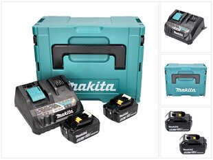 Toiteallika komplekt Makita BL 1860 B hind ja info | Akutrellid, puurid ja kruvikeerajad | hansapost.ee