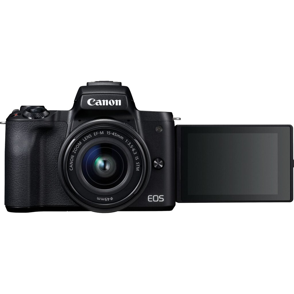 Canon EOS M50 15-45 IS STM (Black) - Valge karp (white box) hind ja info | Fotoaparaadid | hansapost.ee