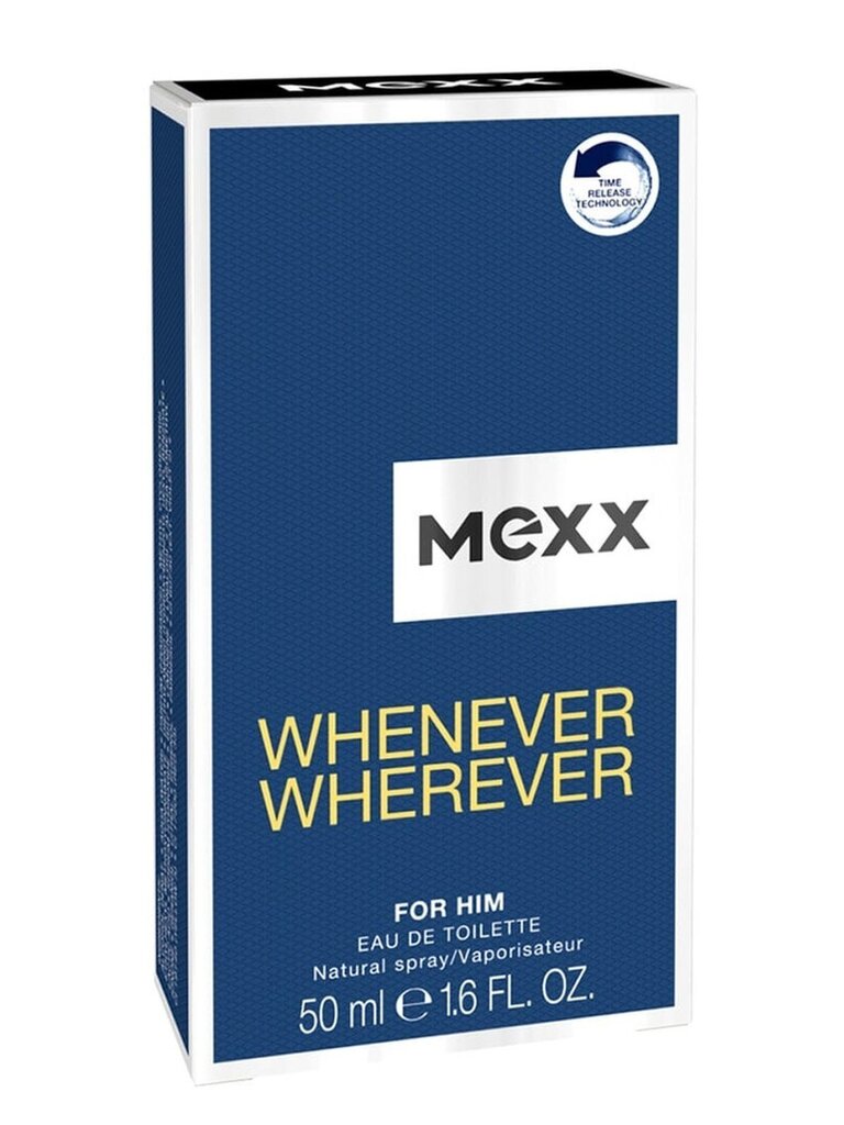 Tualettvesi Mexx Whenever Whenever EDT 50 ml hind ja info | Parfüümid meestele | hansapost.ee