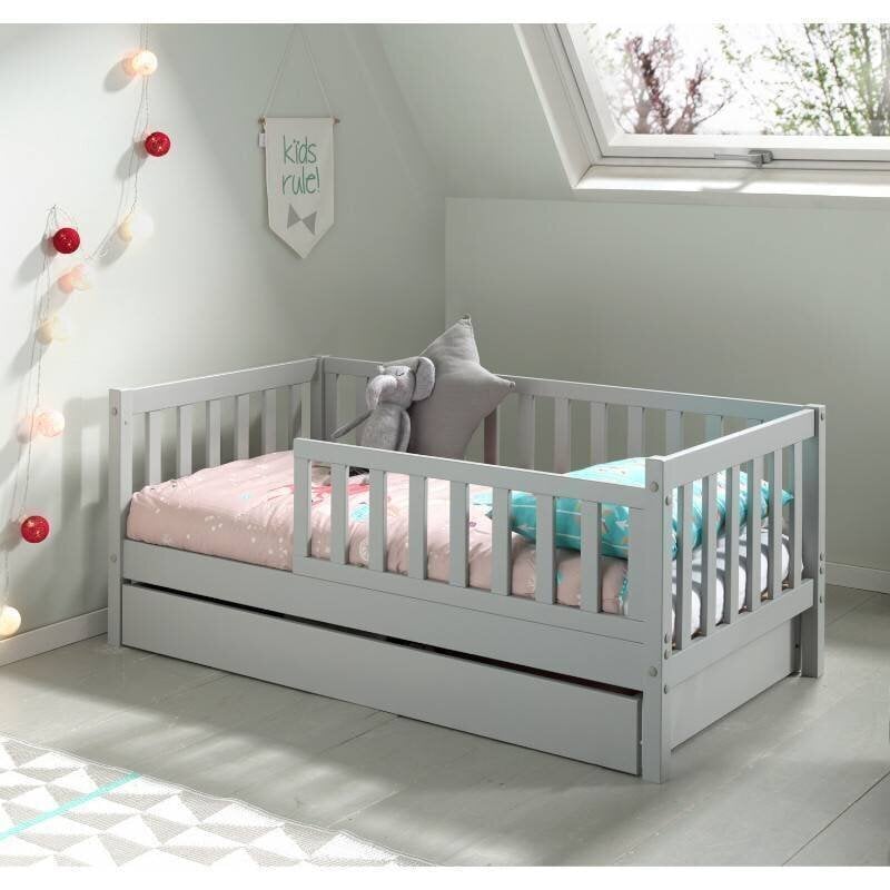 Voodipesukast voodile Aatrium Toddler PBRB7015, hall цена и информация | Voodisahtlid, voodipesukastid | hansapost.ee