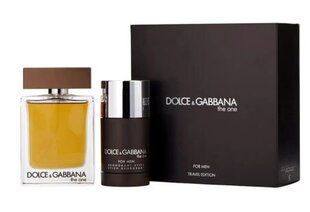 Набор Dolce & Gabbana The One для мужчин: EDT 100 мл + дезодорант, 70 мл цена и информация | Мужские духи | hansapost.ee