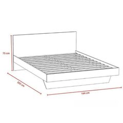 Кровать Aatrium Loft, 160x200 см, коричневый цвет цена и информация | Кровати | hansapost.ee